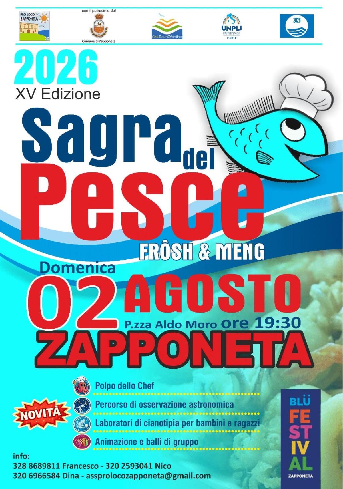 Zapponeta celebra 15 anni di Sagra del Pesce: il 2 agosto torna la festa più attesa dell'estate - 