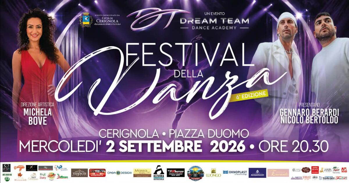 Festival della Danza a Cerignola: torna lo show della Dream Team Dance Academy - 