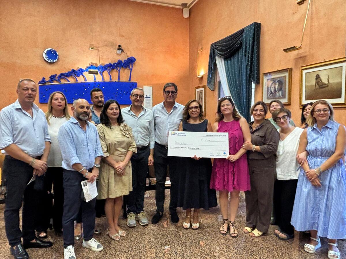 Troia, mille euro contro la violenza di genere: i Consulenti del Lavoro sostengono “Ali di Libertà” - 