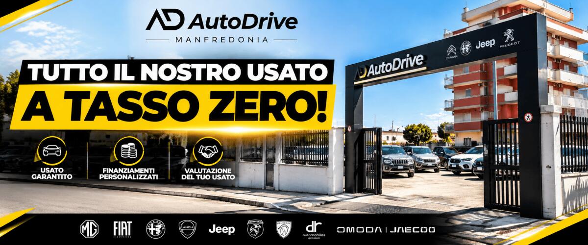 AutoDrive Manfredonia: tasso zero su tutto l’usato! Auto da 5.000 euro e disponibili in pronta consegna - 